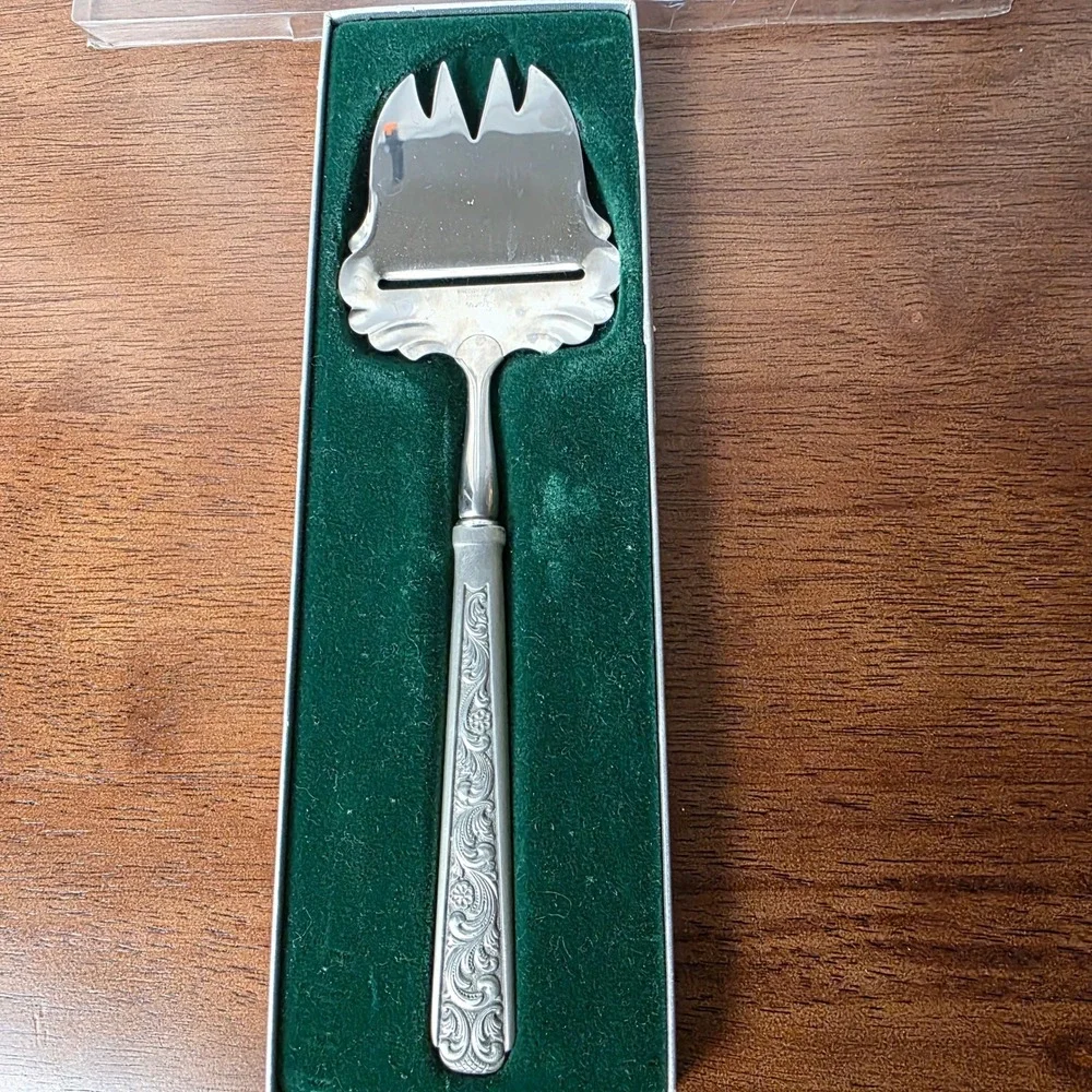 Rokokko-tinn Norwegian Pewter Cheese Slicer Norway Scandinavian Scandi Kitchen